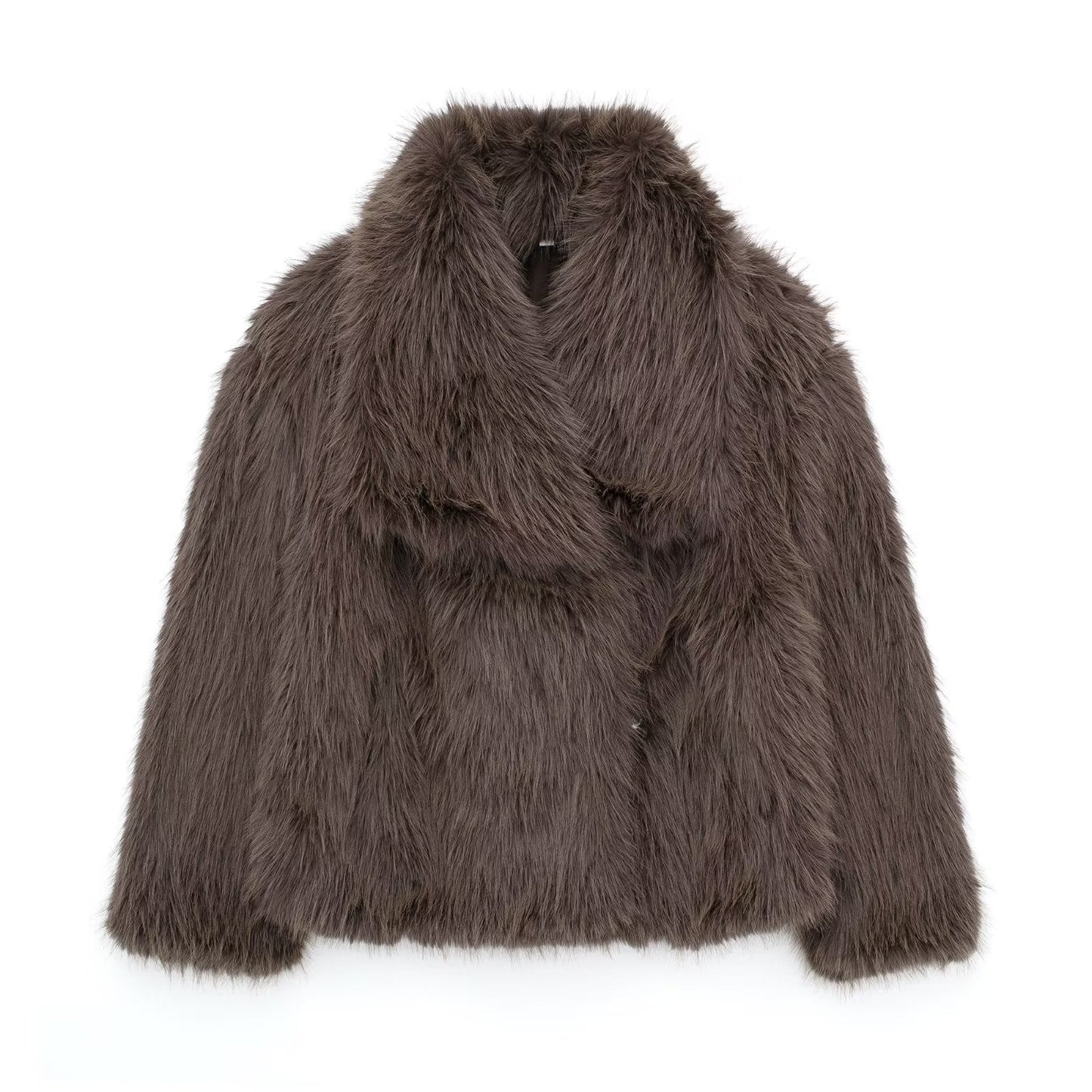 Manteau en Peluche d'Hiver