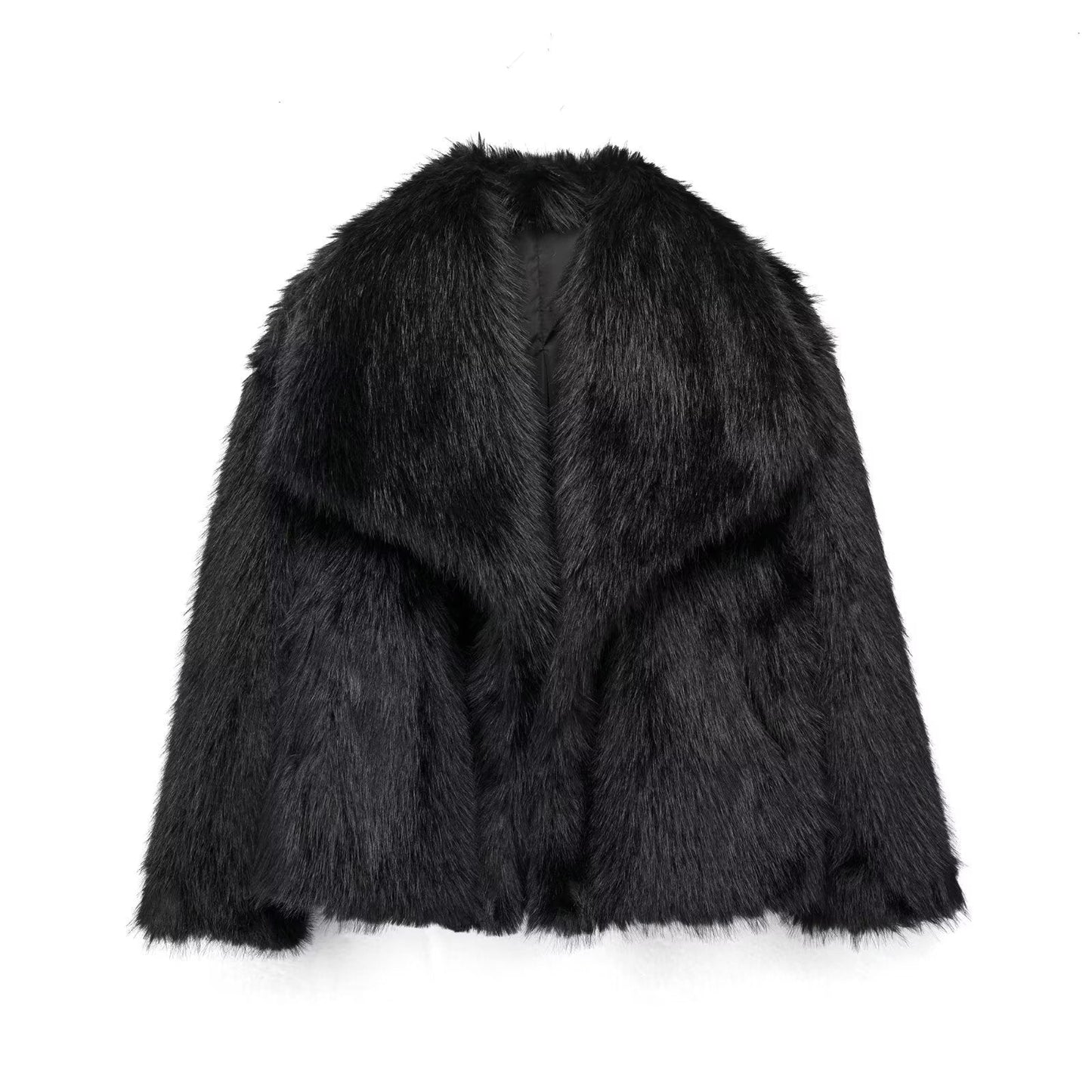 Manteau en Peluche d'Hiver