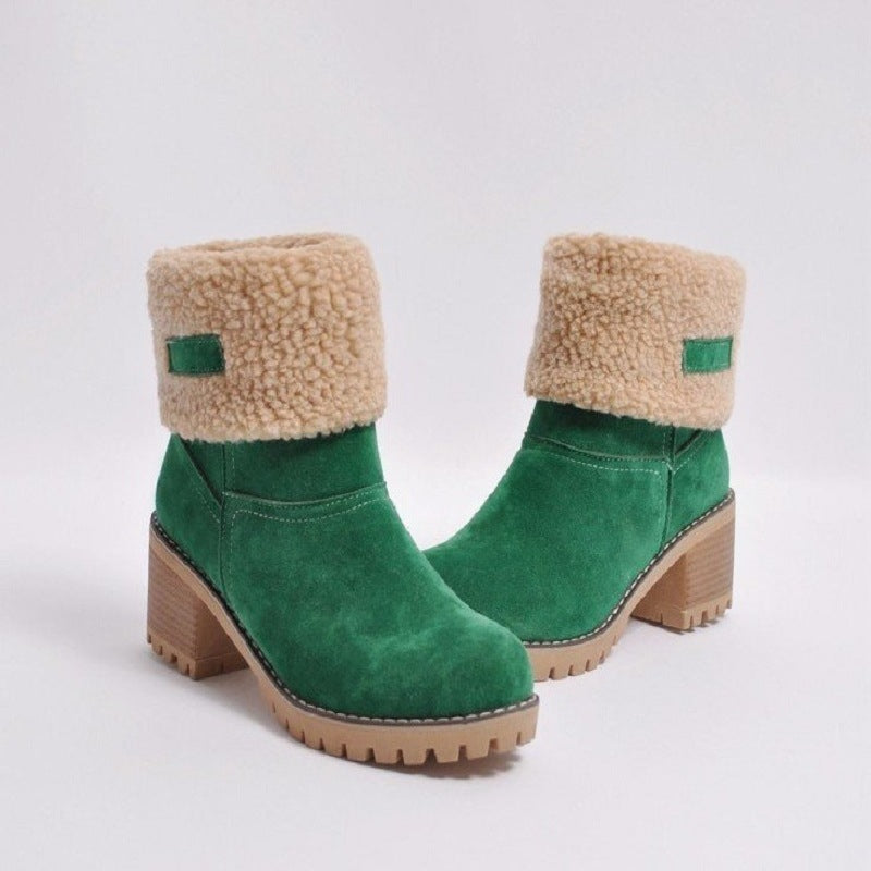 Bottines en fourrure