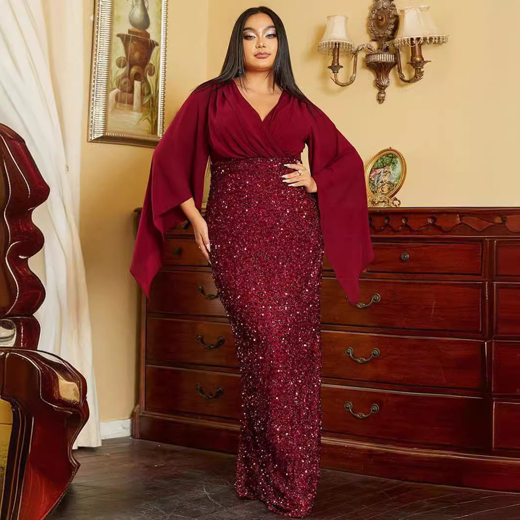 Robe Éblouissante à Sequins