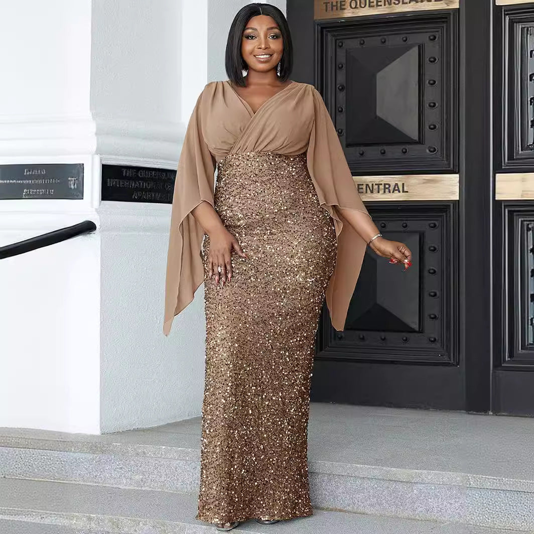 Robe Éblouissante à Sequins