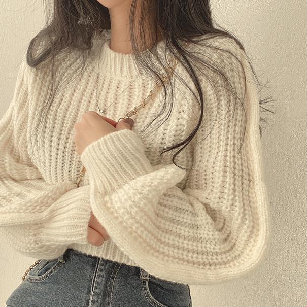Pull Croppé Hivernal au Confort Moderne