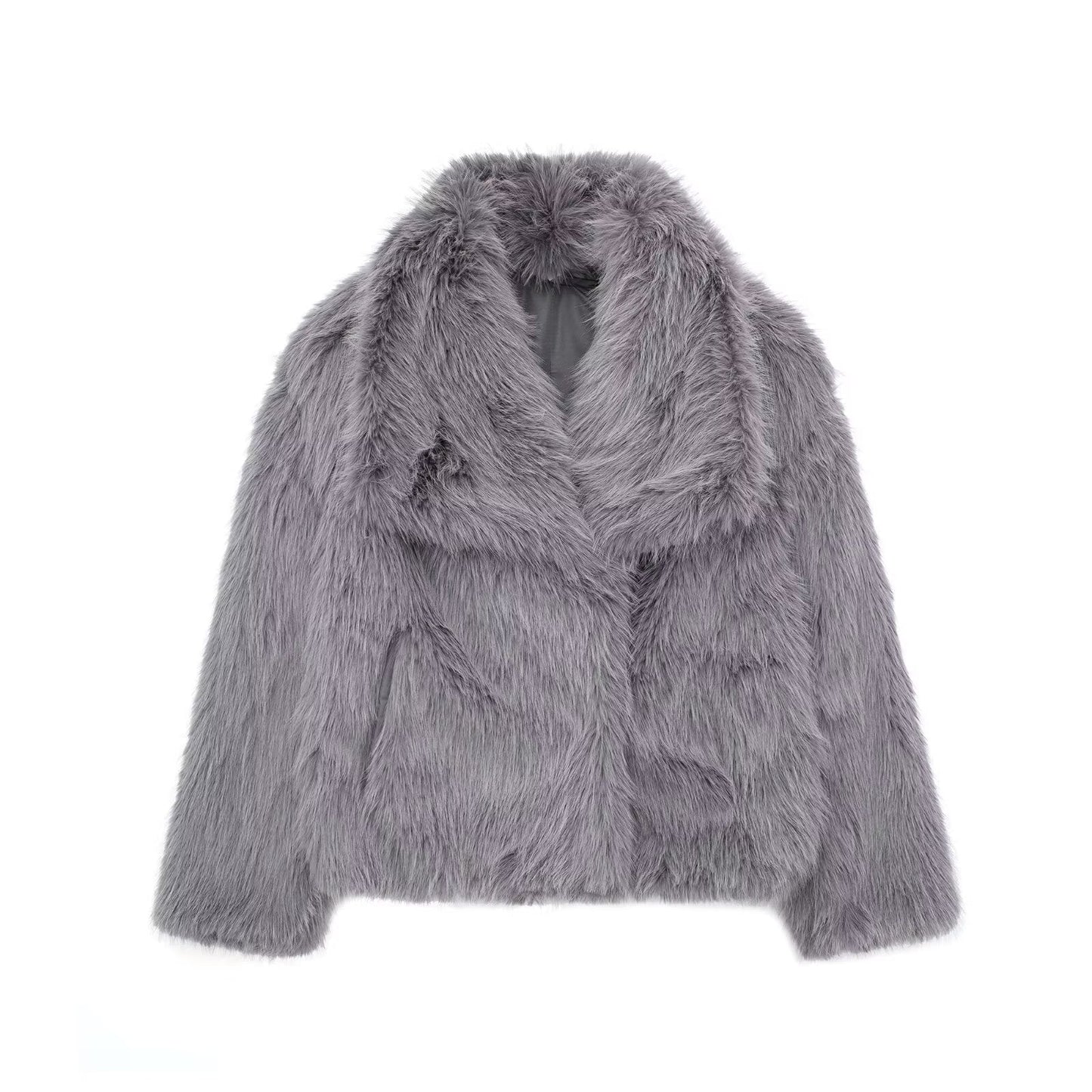 Manteau en Peluche d'Hiver