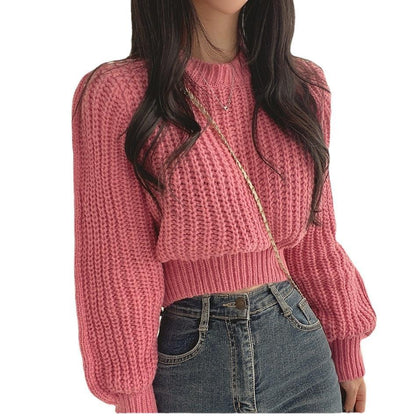 Pull Croppé Hivernal au Confort Moderne