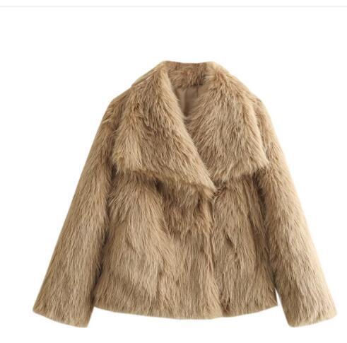 Manteau en Peluche d'Hiver