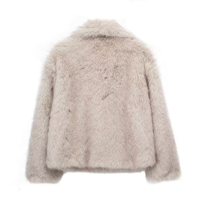 Manteau en Peluche d'Hiver
