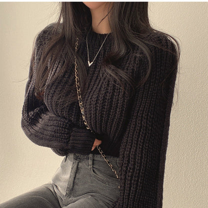 Pull Croppé Hivernal au Confort Moderne