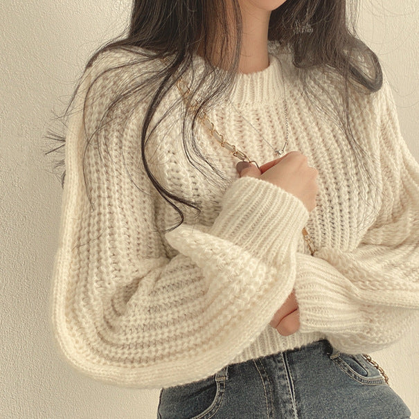 Pull Croppé Hivernal au Confort Moderne